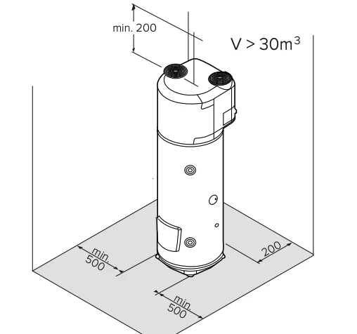 Chauffe-eau thermodynamique au sol Ariston Nuos Fit S2 Wi-Fi 250 L FS