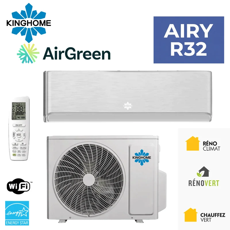 Thermopompe Murale KINGHOME Airy R32 | 18000 BTU