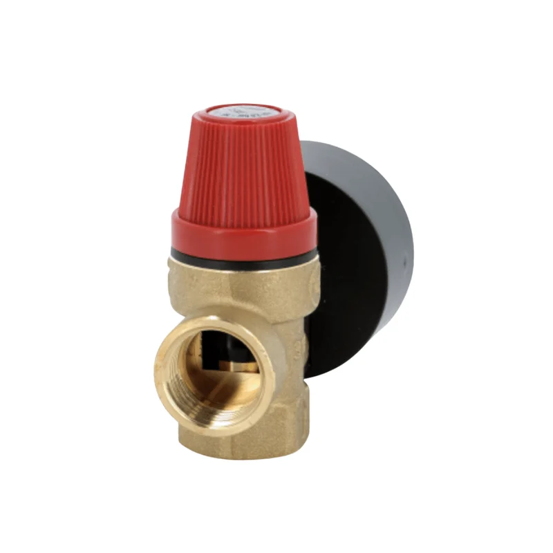 Soupape de sûreté NF avec manomètre 1/2'' FF - 3 bar 100 Kw