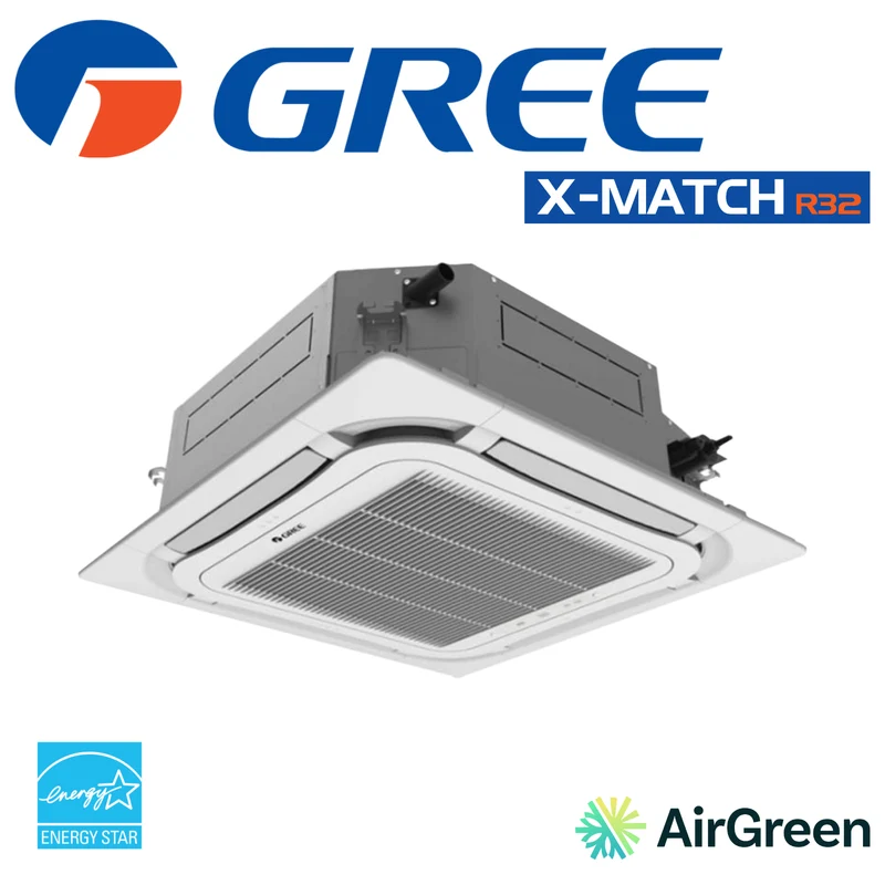 Cassette de plafond 8-Voies GREE X-MATCH R32 | 30000 BTU