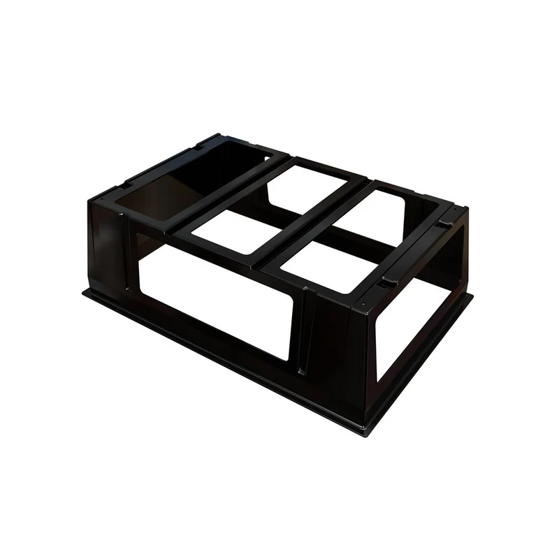 Caisson nu pour plénum modulable 600 x 400 mm avec châssis inox