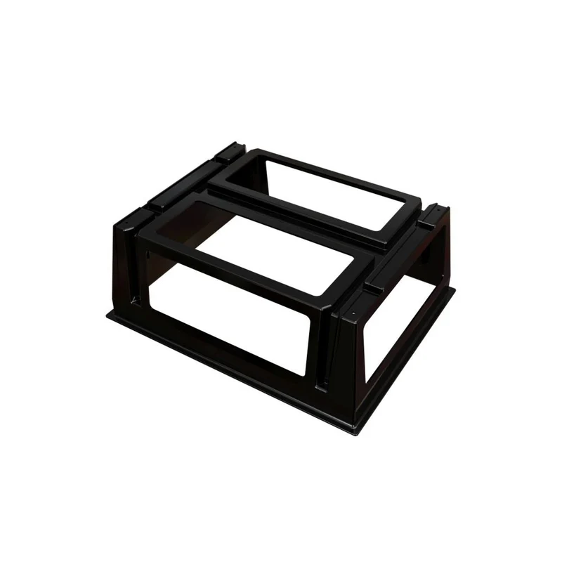 Caisson nu pour plénum modulable 500 x 400 mm avec châssis inox