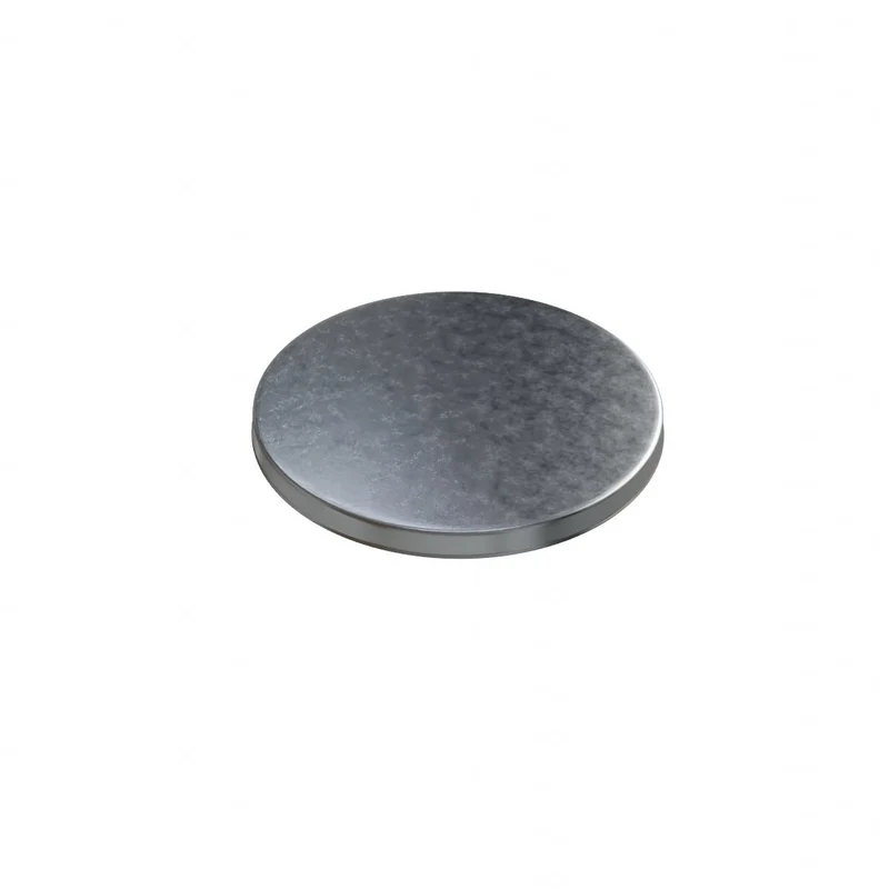 Bouchon en acier galvanisé de diamètre 160 mm