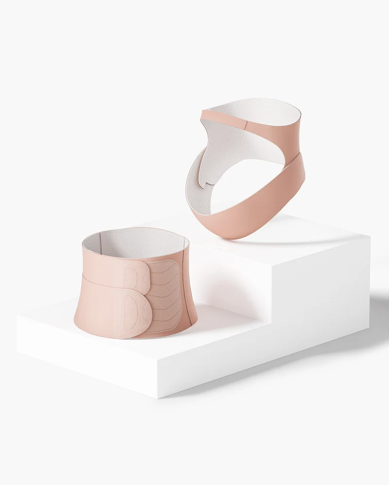 Postpartum Recovery Bundle: Ergonest Belly Band and Postpartum Petite Belly Band