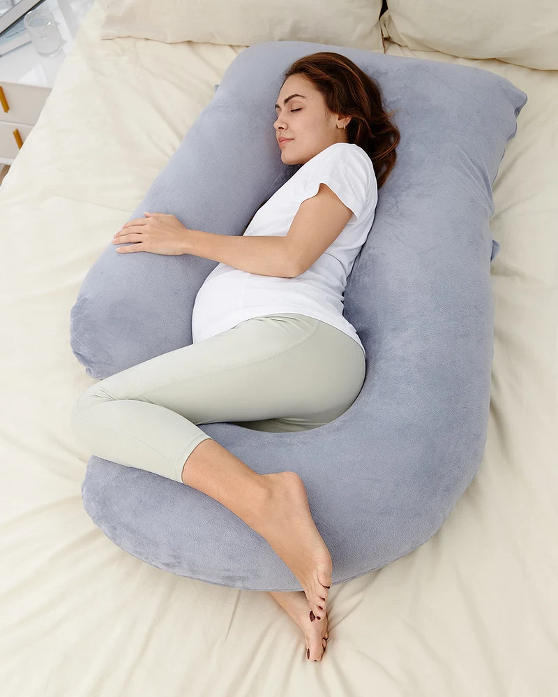 Pregnancy Comfort Bundle: Ergonest Belly Band and Huggable Body Pillow