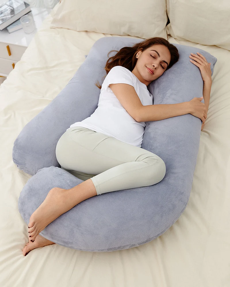 Pregnancy Comfort Bundle: Ergonest Belly Band and Huggable Body Pillow
