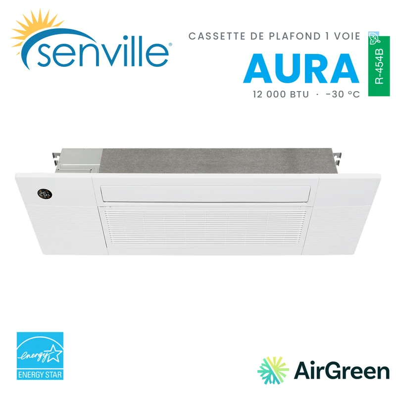 Cassette de Plafond 1-Voie SENVILLE SENA R454B | 12000 BTU