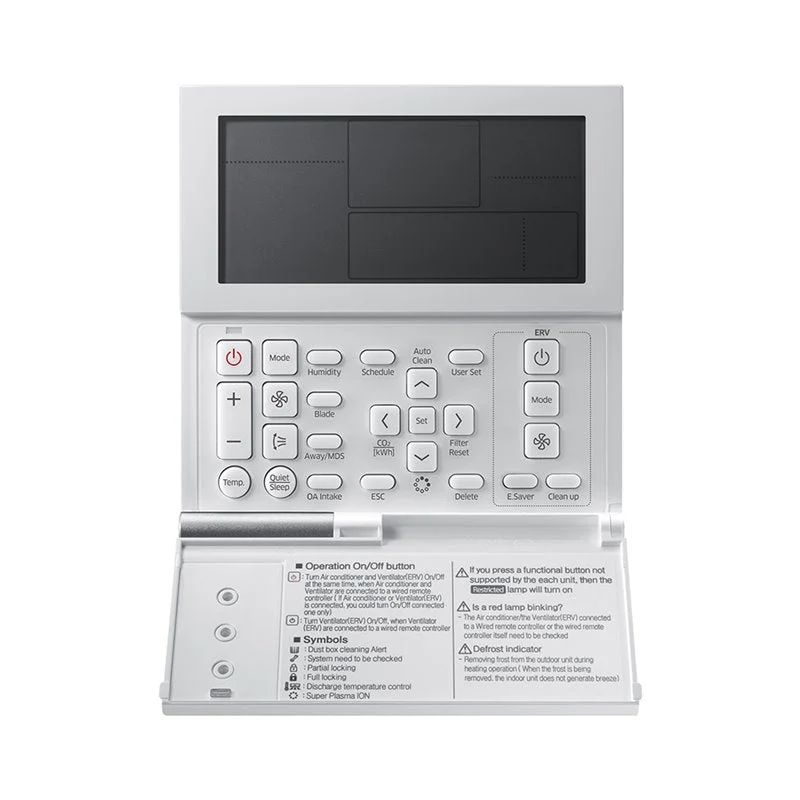 Thermostat filaire DVM Chiller pour unité DVM Chiller