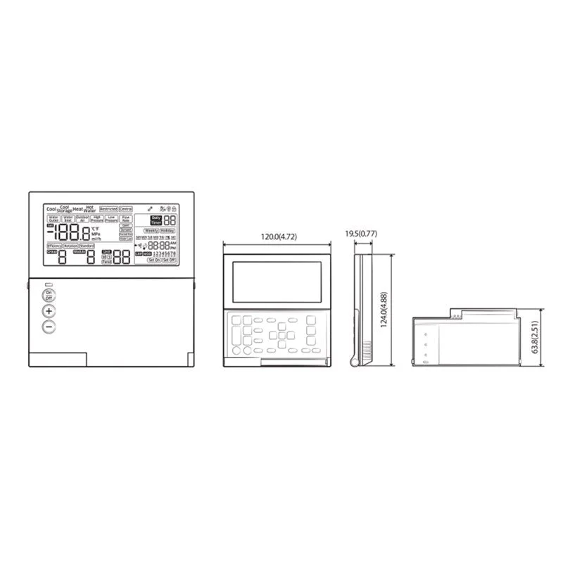 Thermostat filaire DVM Chiller pour unité DVM Chiller