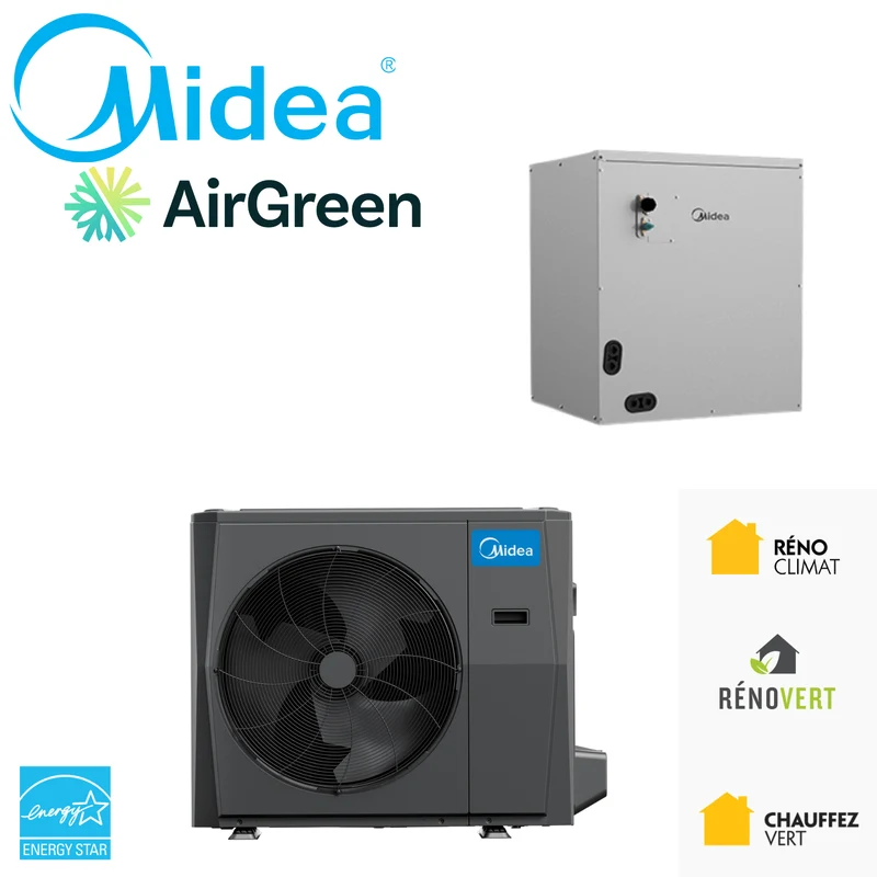 Thermopompe Centrale "ADD-ON" MIDEA EVOX G3 | 60000 BTU R454B