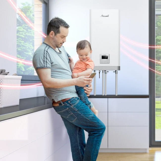 Pompe à chaleur air-eau Airwell Wellea Split 10 kW - Monophasé
