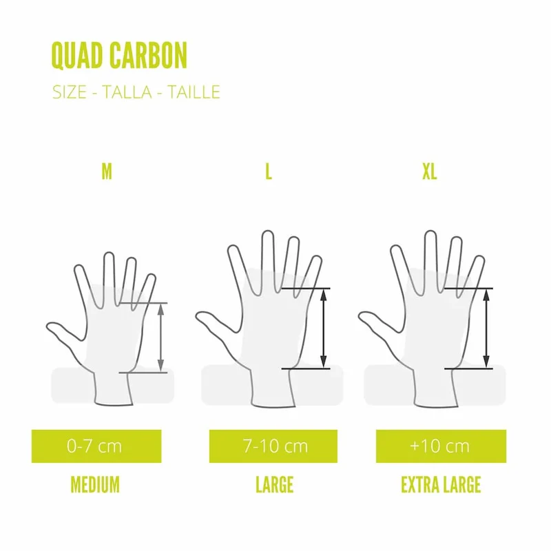 QUAD CARBON Taille M HAND GRIPS