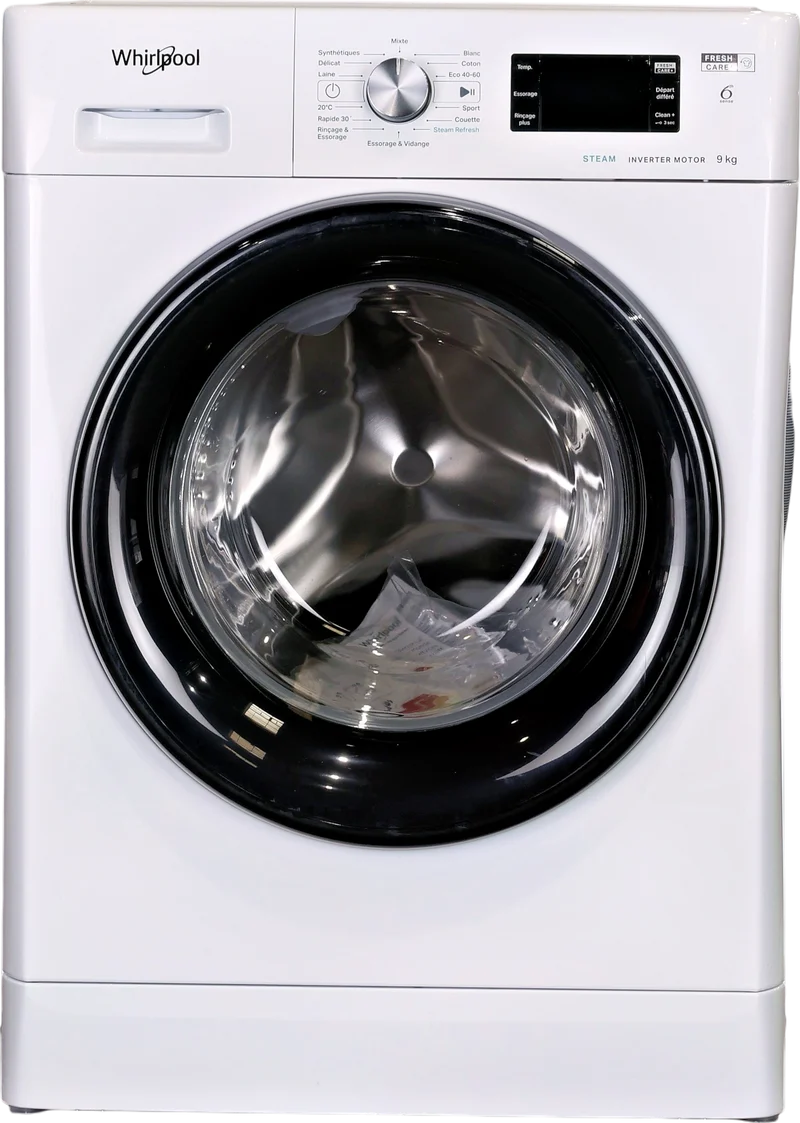 Lave-linge Hublot 9 kg Reconditionné WHIRLPOOL FFBB9489BVFR