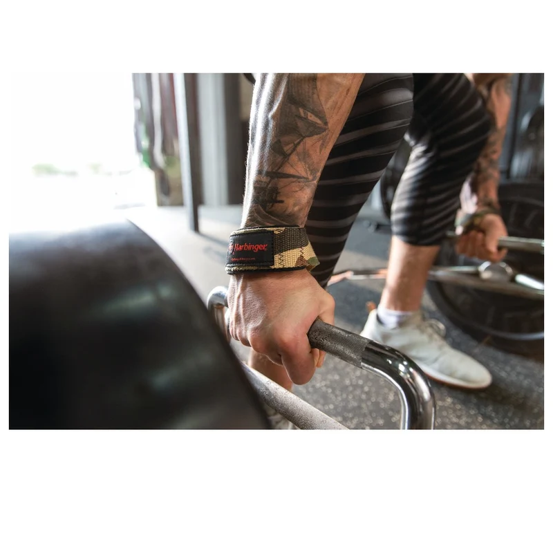 Harb Padded Cotton Lifting Straps Camo