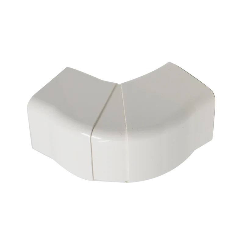 Angle plat ajustable pour goulotte 80 x 60 mm
