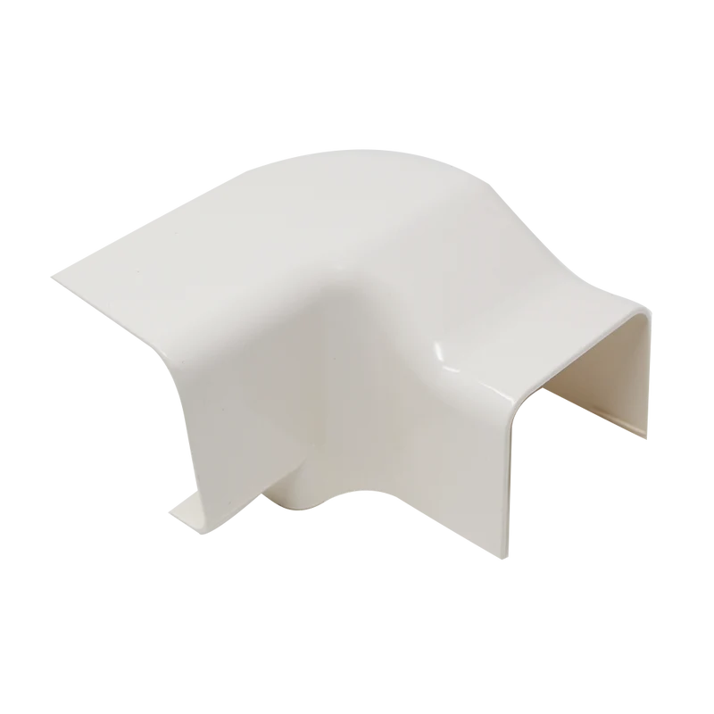 Angle vertical gauche pour croisement de goulotte 80 x 60 mm