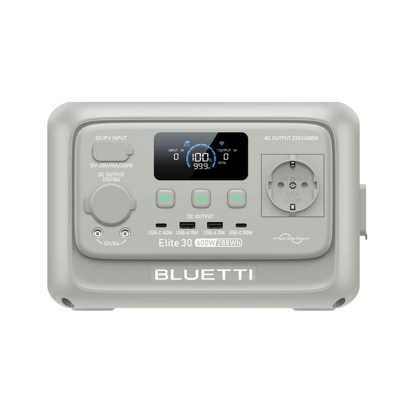 Elite 30 V2 (Gris Doha) | 600 W 288 Wh Station électrique portable