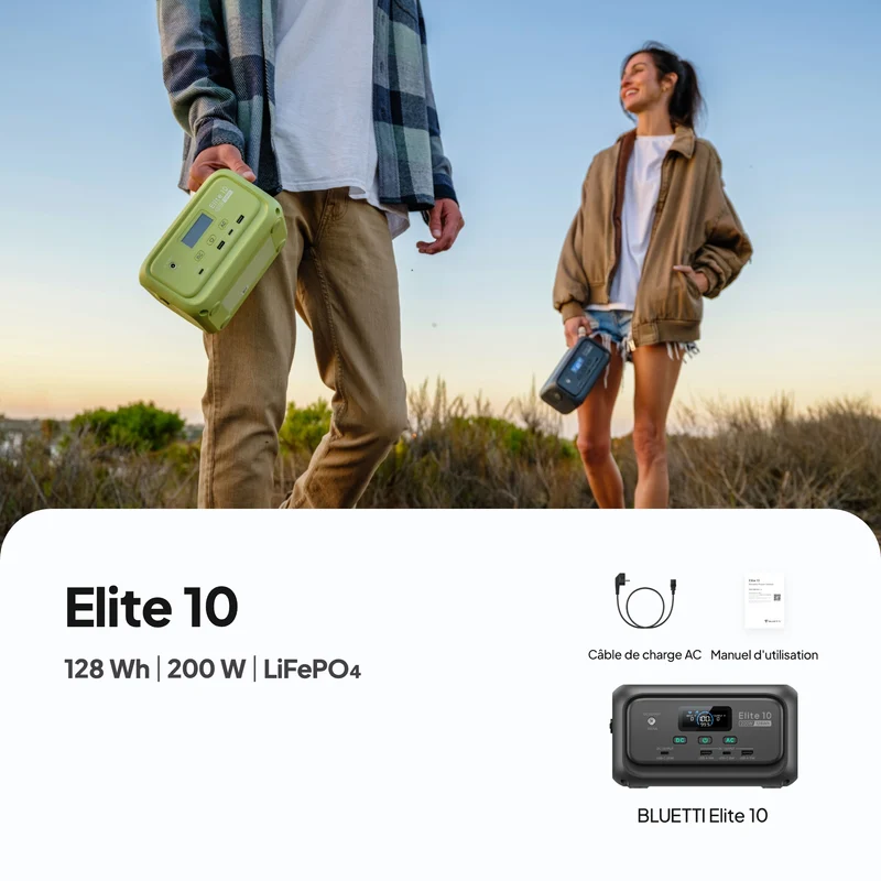 BLUETTI Elite 10 Mini Station Électrique