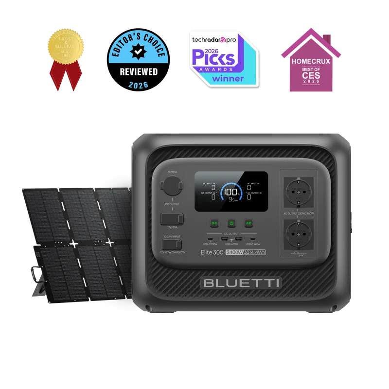 BLUETTI Elite 300 Station d’énergie portable | 2 400 W, 3 014,4 Wh
