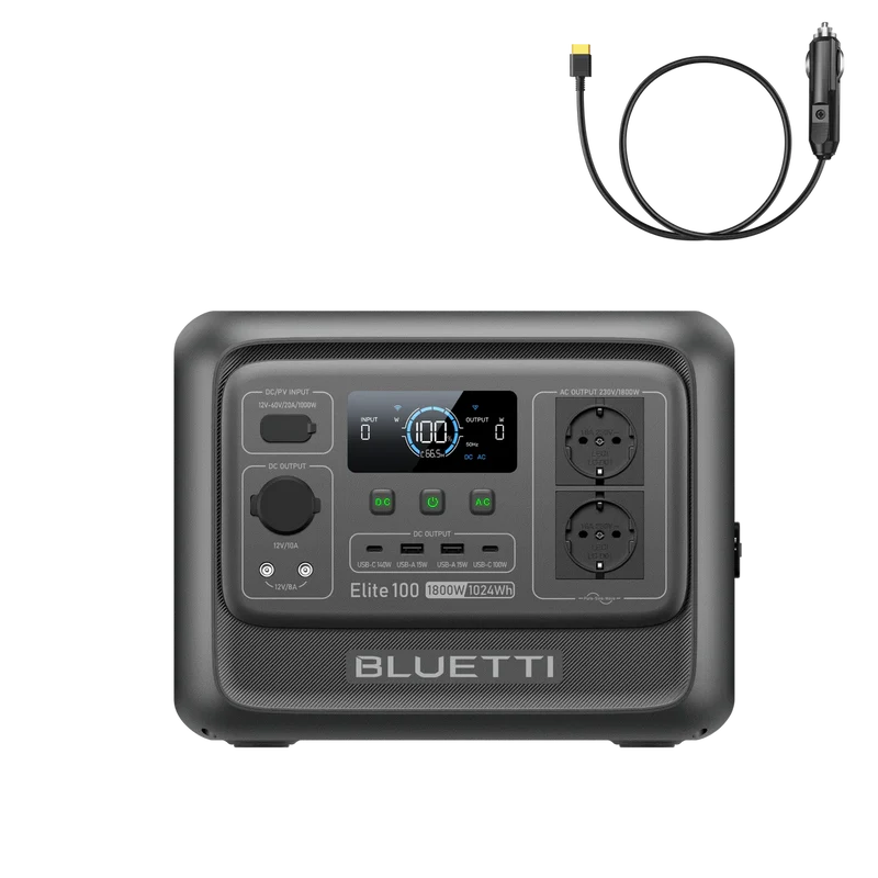 BLUETTI Elite 100 V2 Station électrique portable | 1 800 W, 1 024 Wh