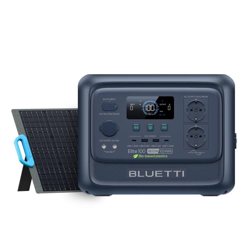 BLUETTI Elite 100 V2 Station électrique portable | 1 800 W, 1 024 Wh