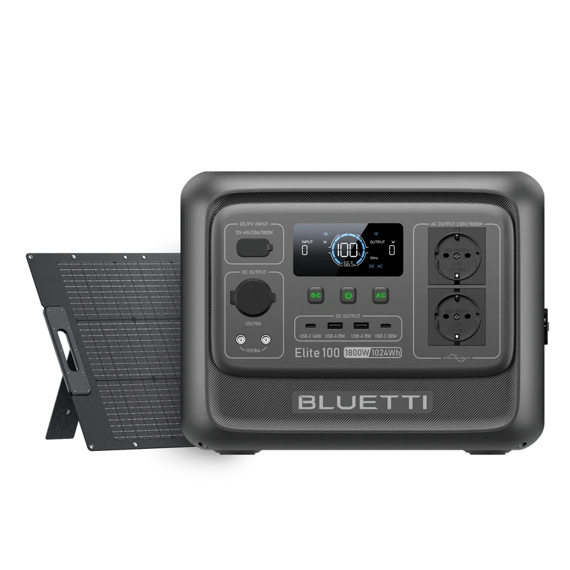 BLUETTI Elite 100 V2 Station électrique portable | 1 800 W, 1 024 Wh（Amazon）