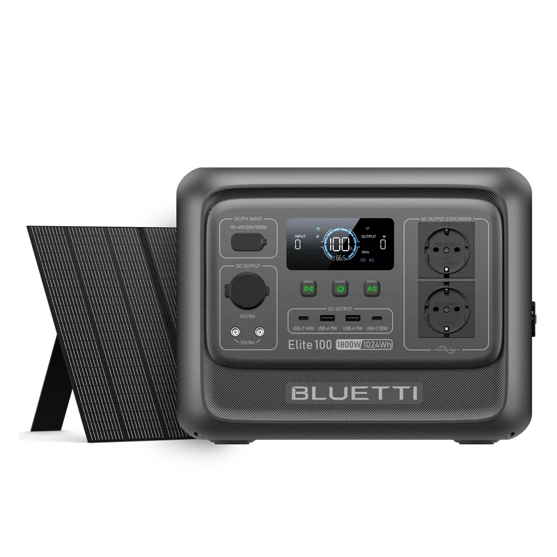 BLUETTI Elite 100 V2 Station électrique portable | 1 800 W, 1 024 Wh（Amazon）