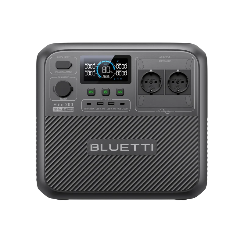 BLUETTI Elite 200 V2 Station électrique portable | 2073,6 Wh 2600 W(AMZ)
