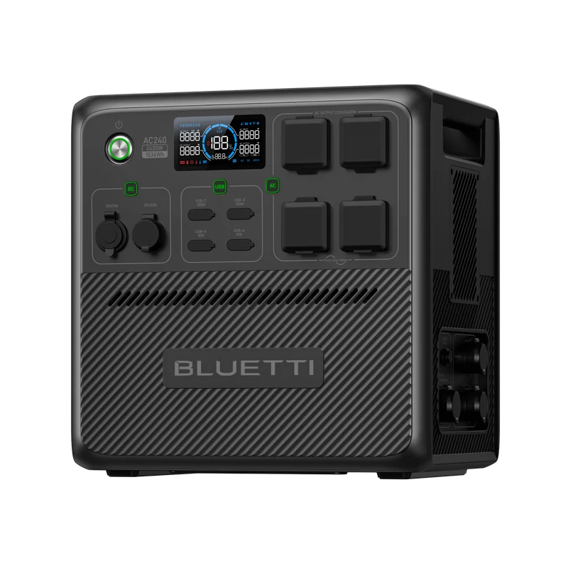 BLUETTI AC240 Station électrique portable | 2 400 W / 1 536 Wh