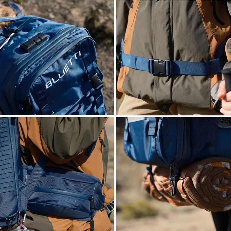BLUETTI Handsfree 1 Sac à dos d'alimentation Portable | 268,8 Wh 300 W（AMZ）