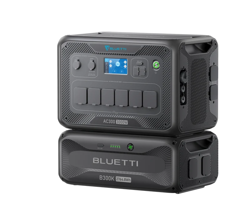BLUETTI AC300 + B300K Batterie de secours domestique | 3 000 W / 2 764,8 Wh（Amazon）