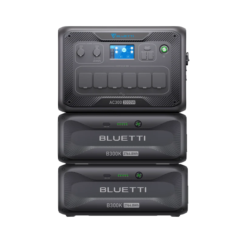 BLUETTI AC300 + B300K Batterie de secours domestique | 3 000 W / 2 764,8 Wh（Amazon）