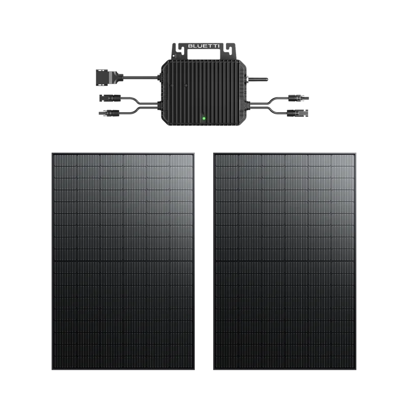 BLUETTI 2nd Gen du système solaire pour balcon | A80P+2*Panneau solaire 255 W