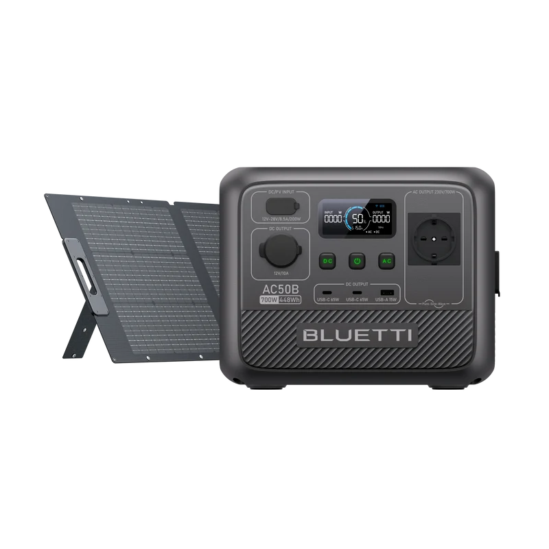 BLUETTI AC50B Station électrique portable | 700 W / 448 Wh (AMA)