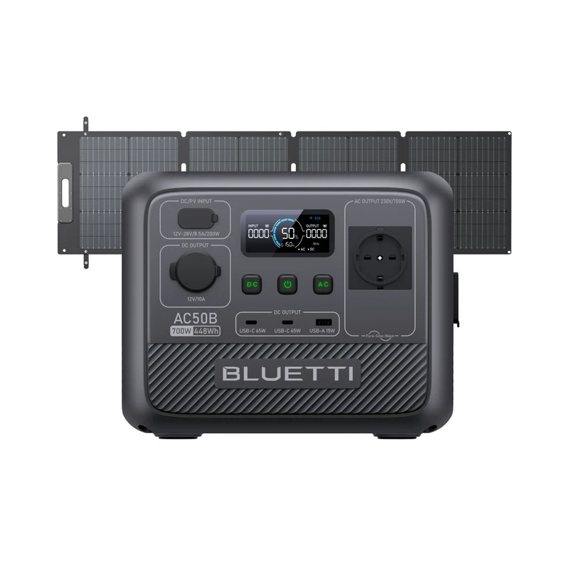 BLUETTI AC50B Station électrique portable | 700 W, 448 Wh
