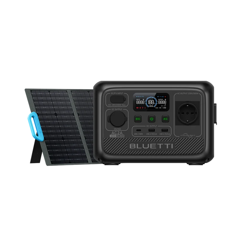 BLUETTI AC2A Station électrique portable | 300 W, 204,8 Wh