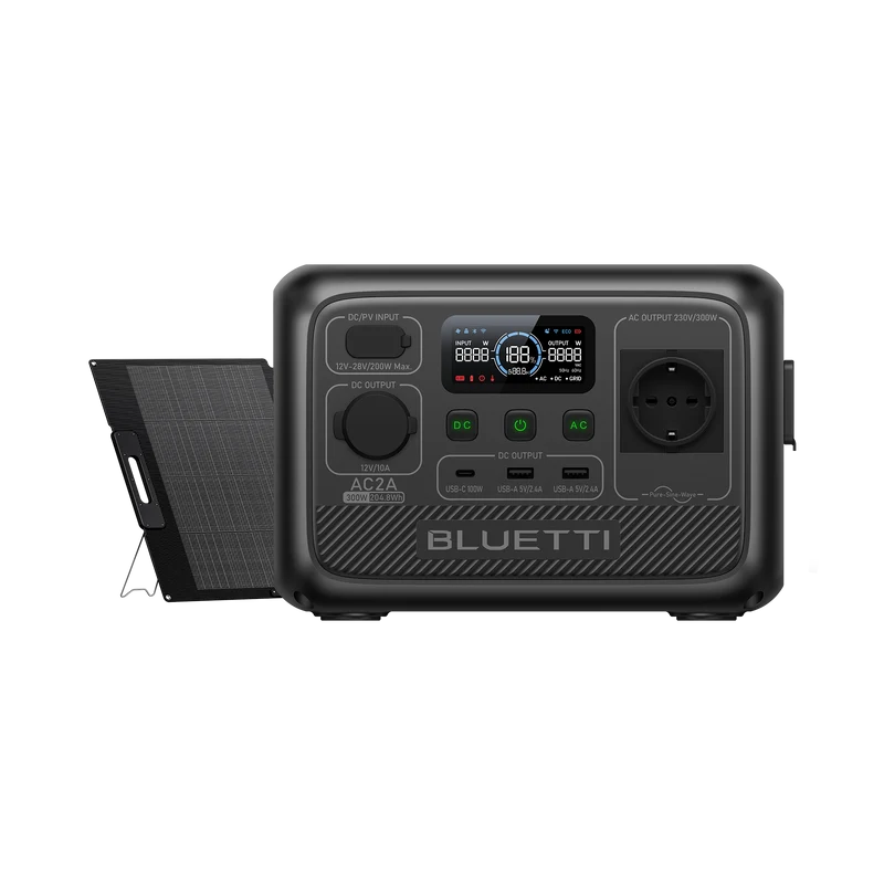 BLUETTI AC2A Station électrique portable | 300 W, 204,8 Wh