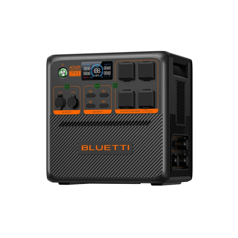 BLUETTI AC240P Station électrique portable | 2 400 W / 1 843 Wh