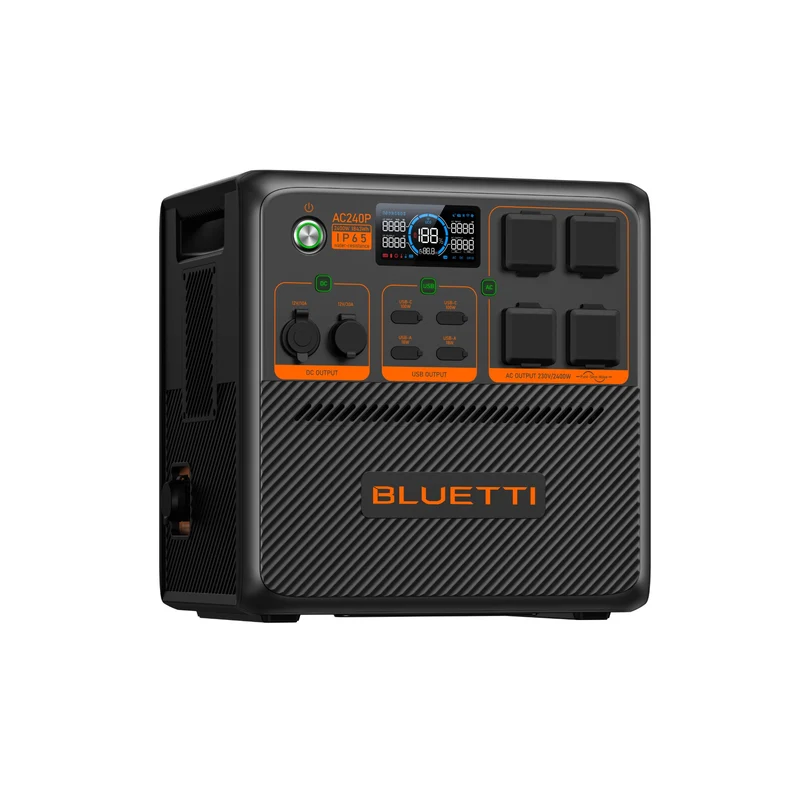 BLUETTI AC240P Station électrique portable | 2 400 W / 1 843 Wh