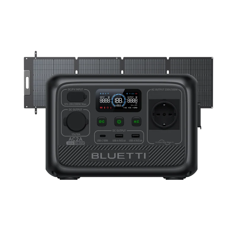 BLUETTI AC2A Station électrique portable | 300 W, 204,8 Wh