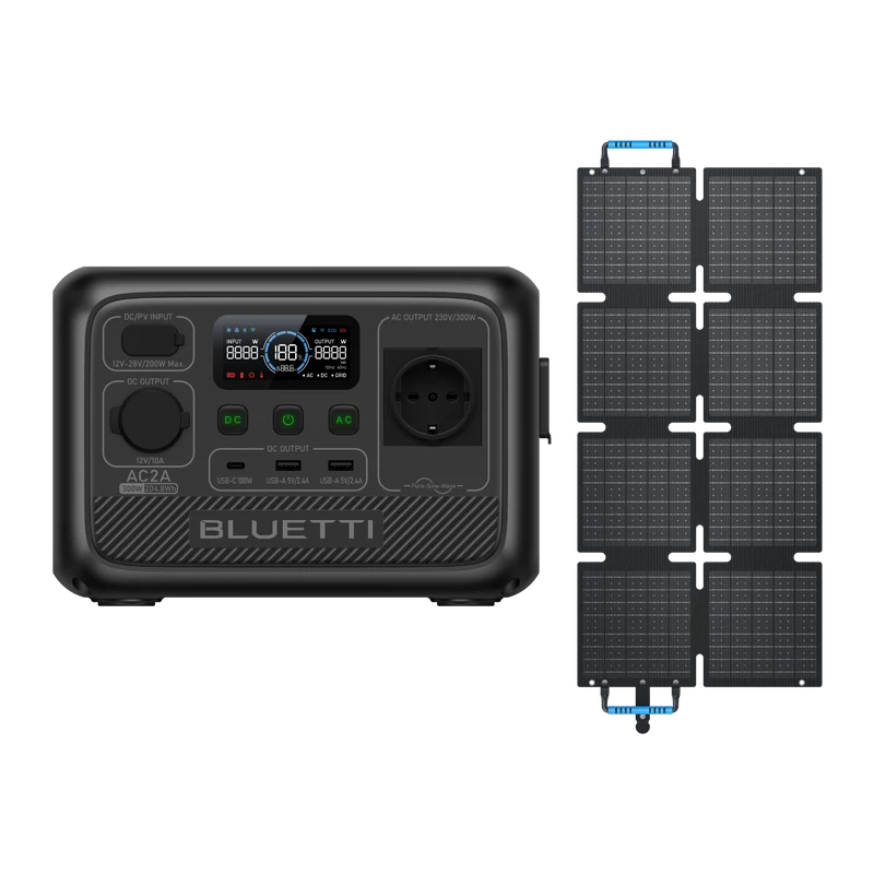 BLUETTI AC2A Station électrique portable | 300 W, 204,8 Wh