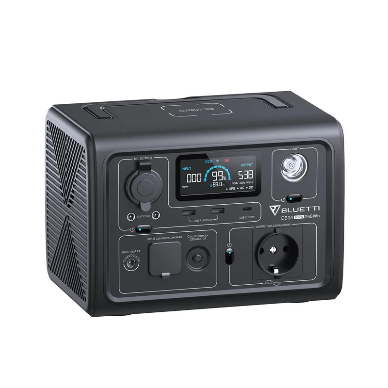 BLUETTI EB3A Station électrique portable | 600 W / 268 Wh - Occasion