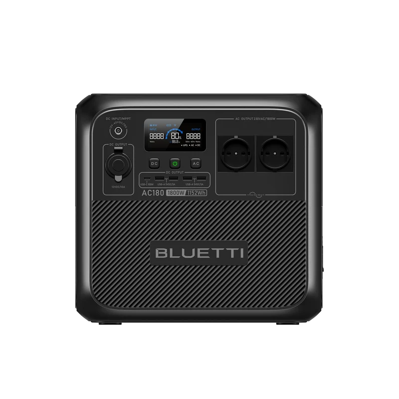 BLUETTI AC180 Station électrique portable | 1 800 W / 1 152 Wh - Amazon