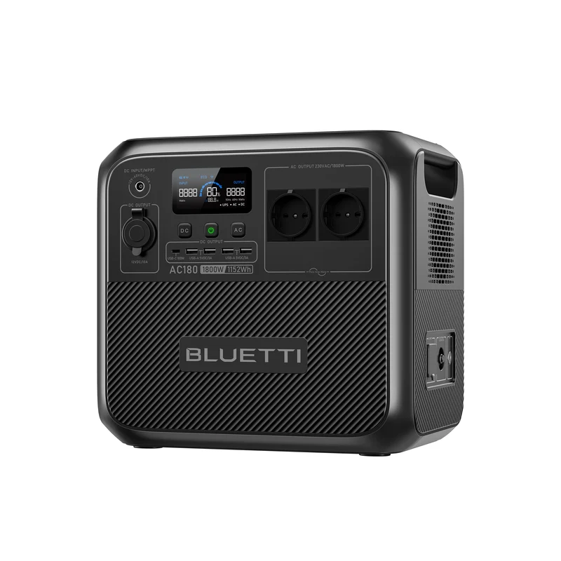 BLUETTI AC180 Station électrique portable | 1 800 W / 1 152 Wh - Amazon