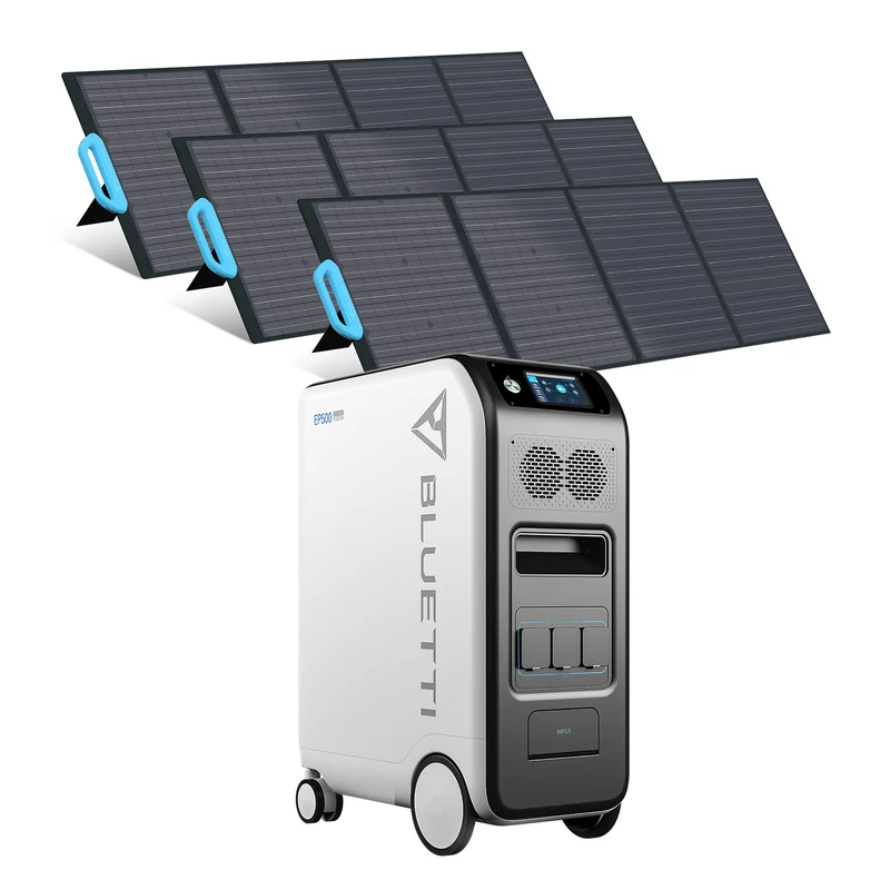 BLUETTI EP500 + 3*PV200 Groupe électrogène solaire