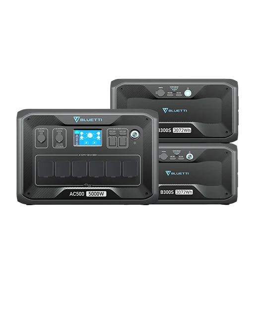 BLUETTI AC500+B300S Batterie de secours domestique | 5000 W / 3072 Wh