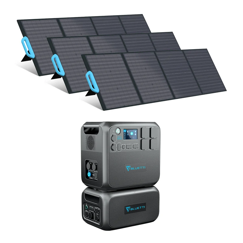 BLUETTI AC200MAX + B230 + 3*PV200 Groupe électrogène solaire