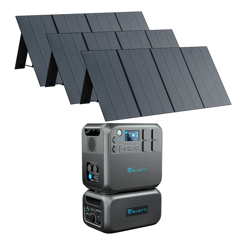 BLUETTI AC200MAX + B230 + 3*PV350 Groupe électrogène solaire