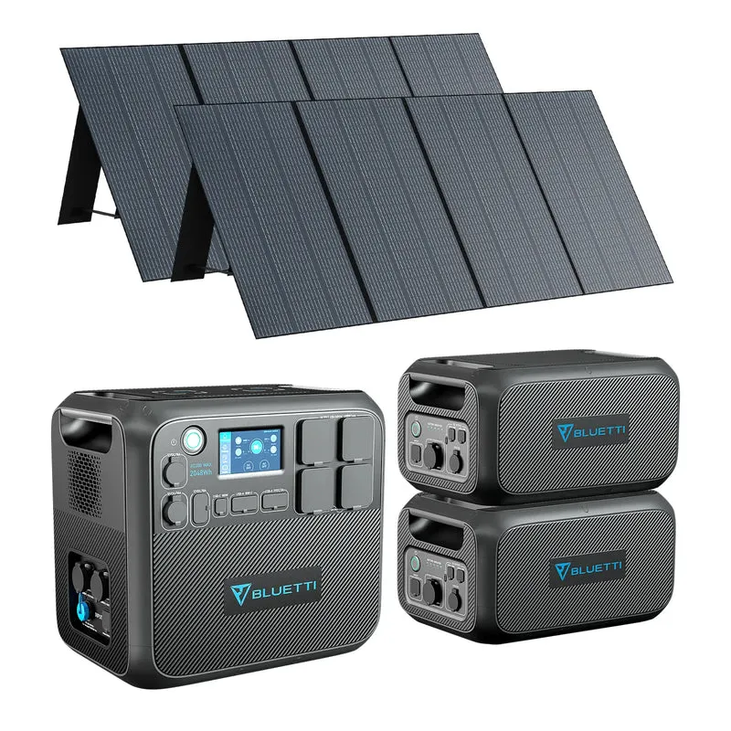 BLUETTI AC200MAX + B230 + 3*PV350 Groupe électrogène solaire