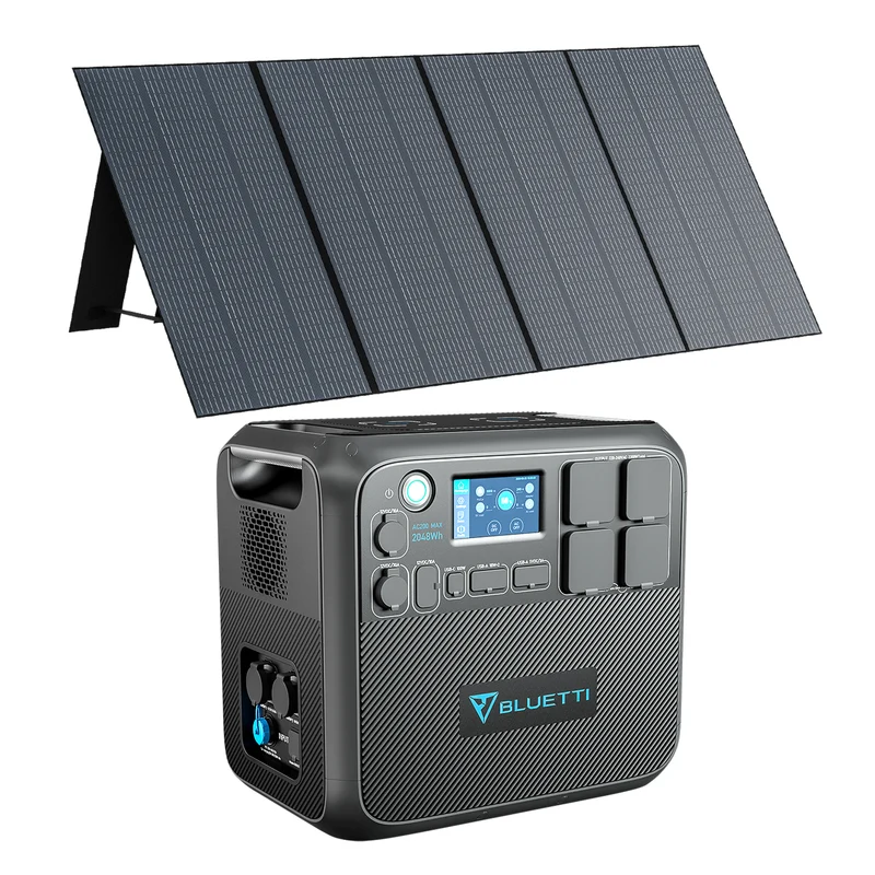BLUETTI AC200MAX + PV350 Groupe électrogène solaire